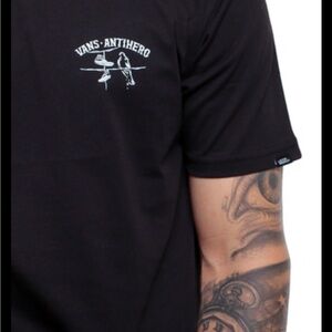 Vans Black Short Sleeve Tee with Graphic